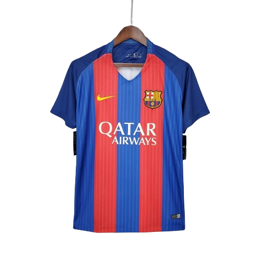 Camisa Retrô Barcelona I I Nike 2016/17 Masculino Azul Grená