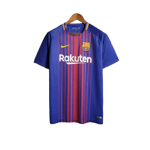 Camisa Retrô Barcelona I I 2017/18 Nike Masculino Azul Grená