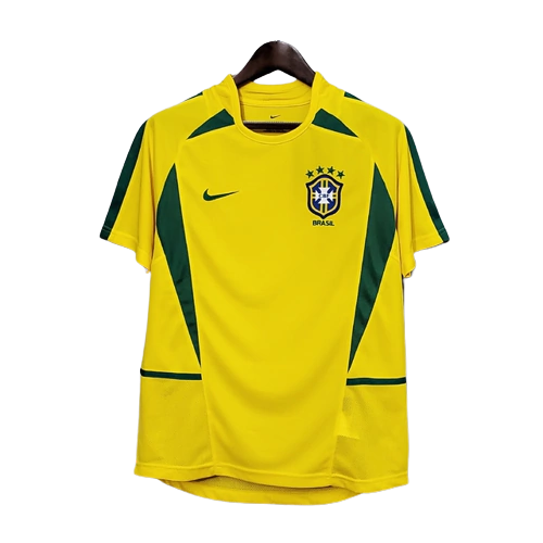 Camisa Retrô Seleção Brasileira I I Nike 2002/03 Masculino Amarelo