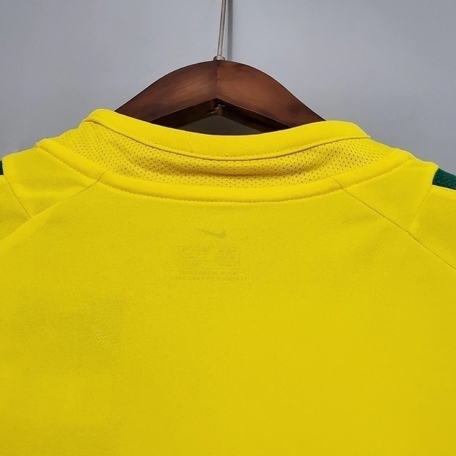 Camisa Retrô Seleção Brasileira I I Nike 2002/03 Masculino Amarelo