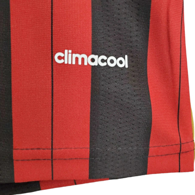 Camisa Retrô Milan I I Adidas 2013/14 Masculino Vermelho e Preto