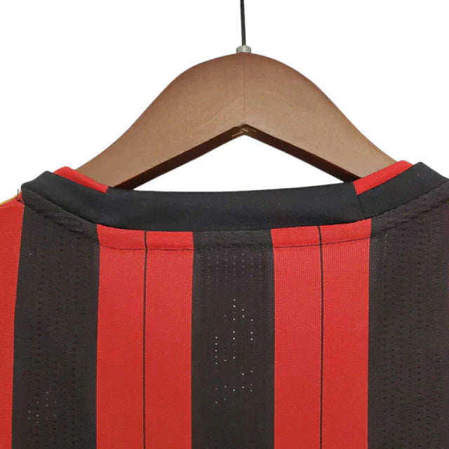 Camisa Retrô Milan I I Adidas 2013/14 Masculino Vermelho e Preto