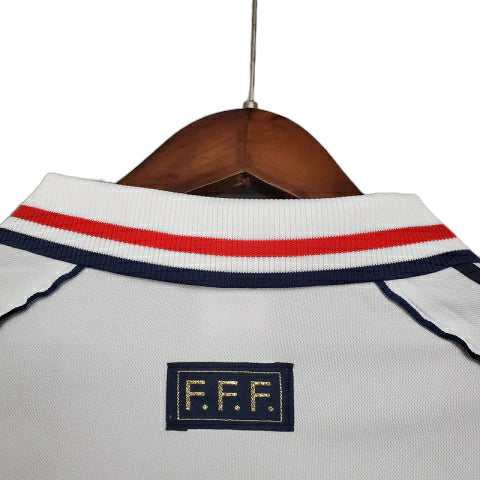 Camisa Retrô França II II 1998/99 Masculino Branco