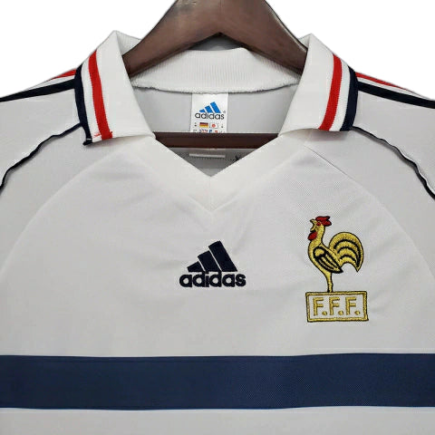 Camisa Retrô França II II 1998/99 Masculino Branco
