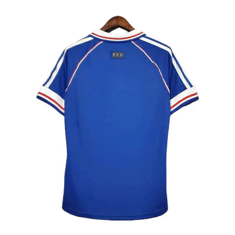 Camisa Retrô França I I Adidas 1998/99 Masculino Azul