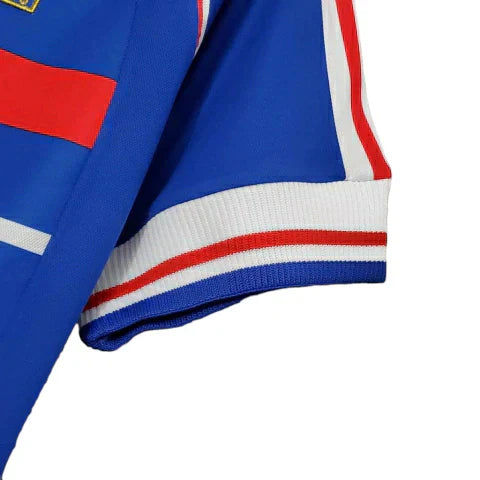 Camisa Retrô França I I Adidas 1998/99 Masculino Azul
