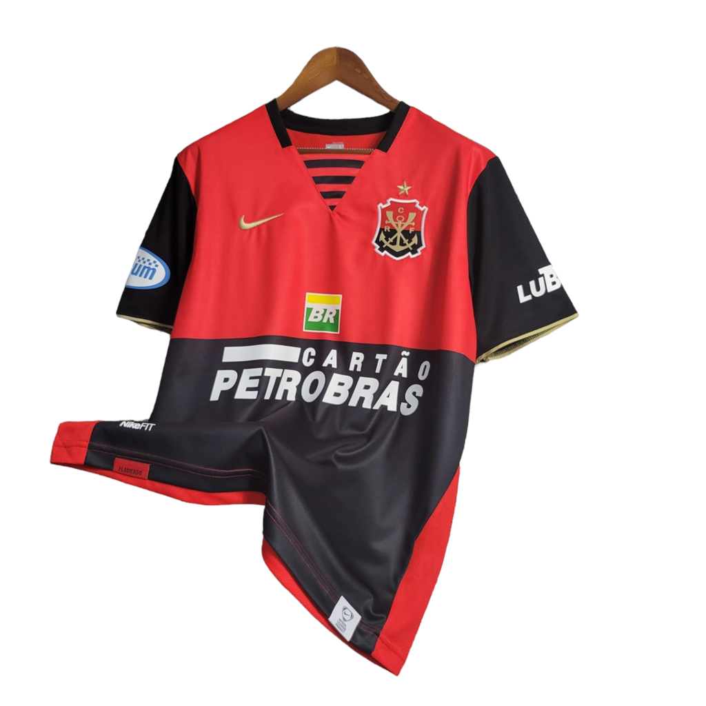 Camisa Retrô Flamengo I 2007/08 Masculino - Preto e Vermelho