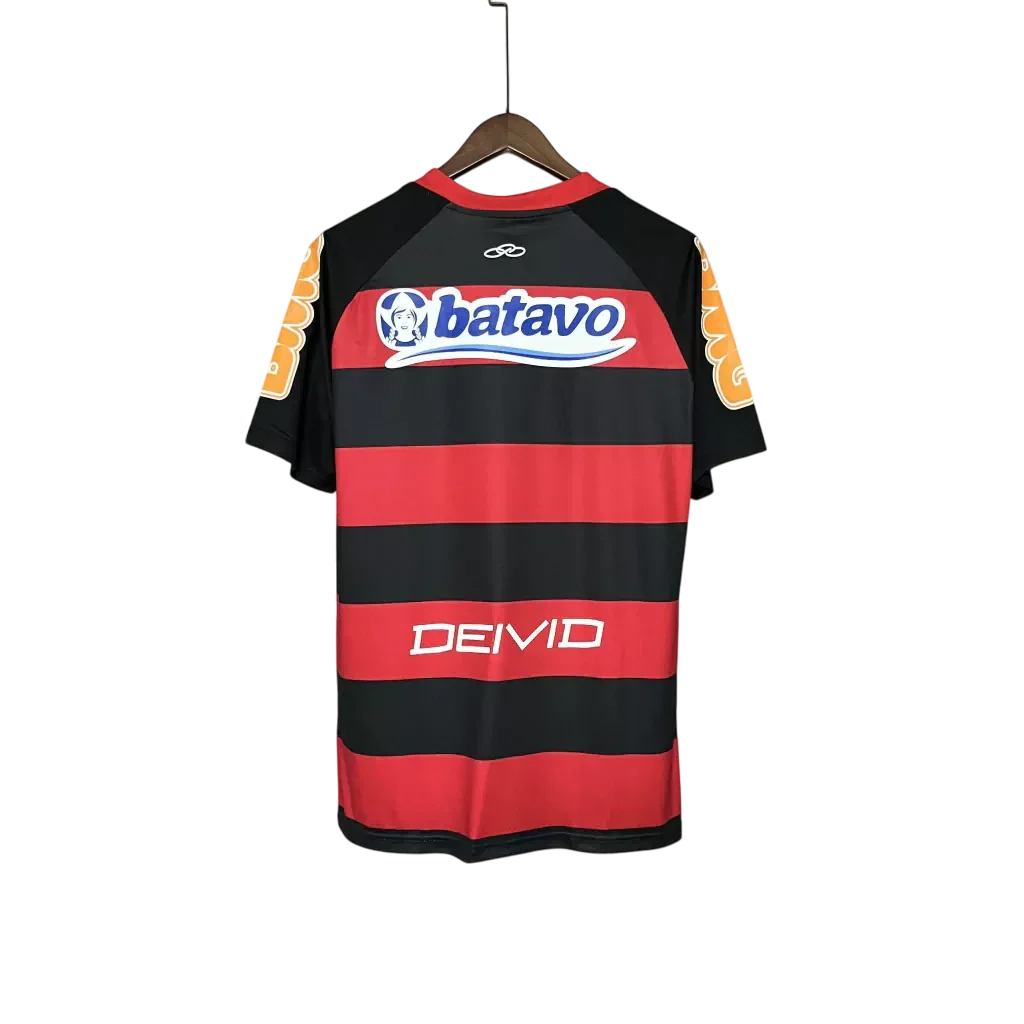 Camisa Retrô Flamengo I 2010/11 Masculino - Preto e Vermelho