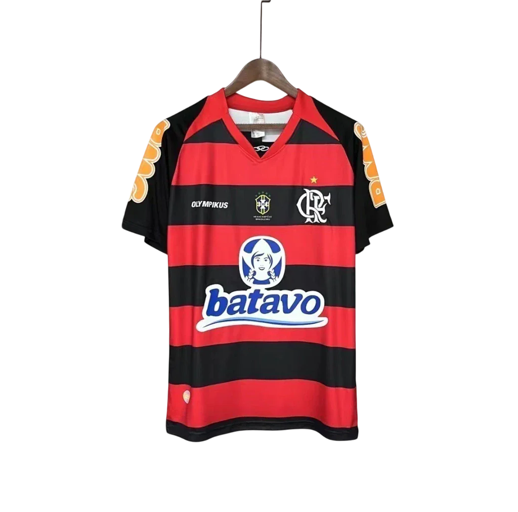 Camisa Retrô Flamengo I 2010/11 Masculino - Preto e Vermelho