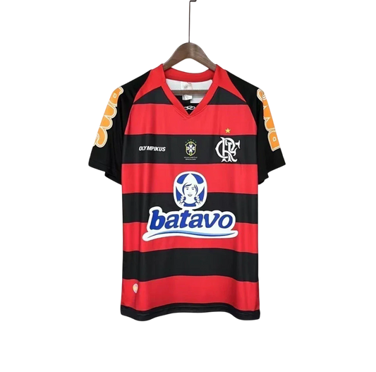 Camisa Retrô Flamengo I 2010/11 Masculino - Preto e Vermelho