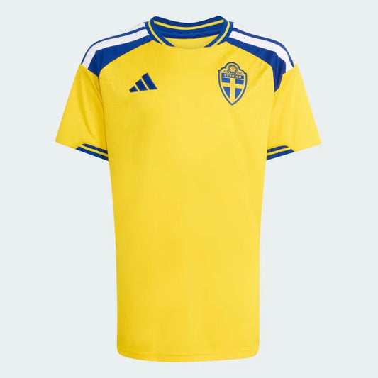 Conjunto Infantil Suécia I 2026 Copa do Mundo